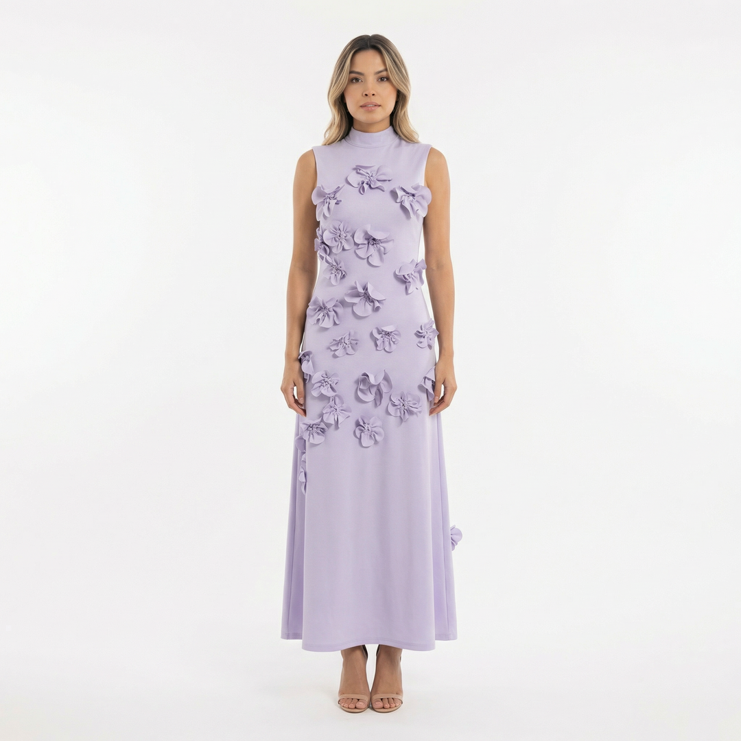 Vestido largo de gala Camellia