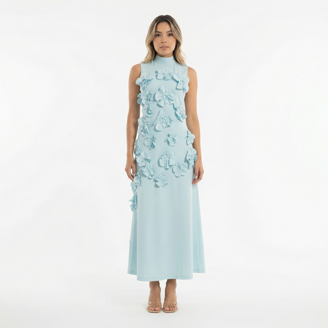 Vestido largo de gala Camellia