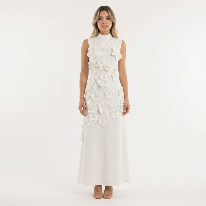 Vestido largo de gala Camellia