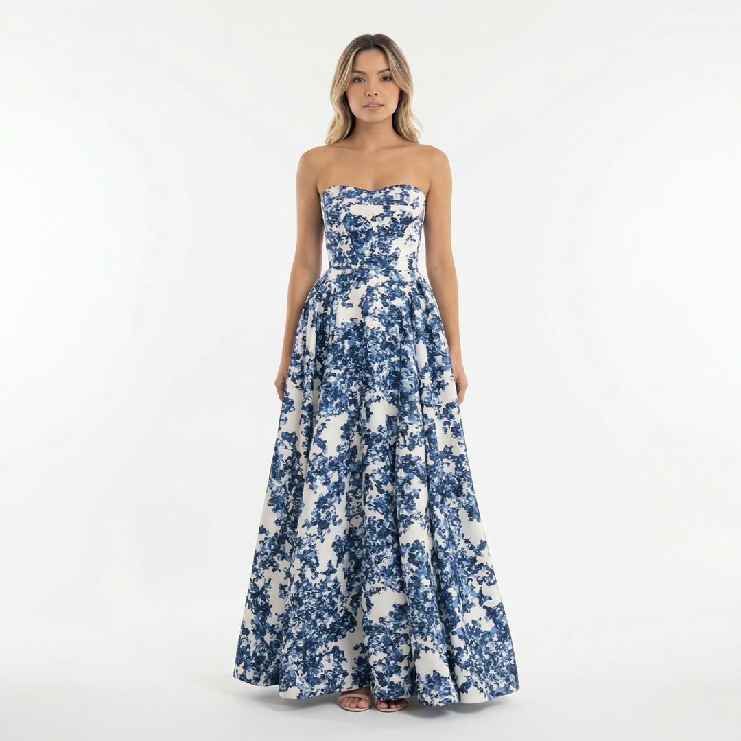 Vestido Largo de Gala Floral