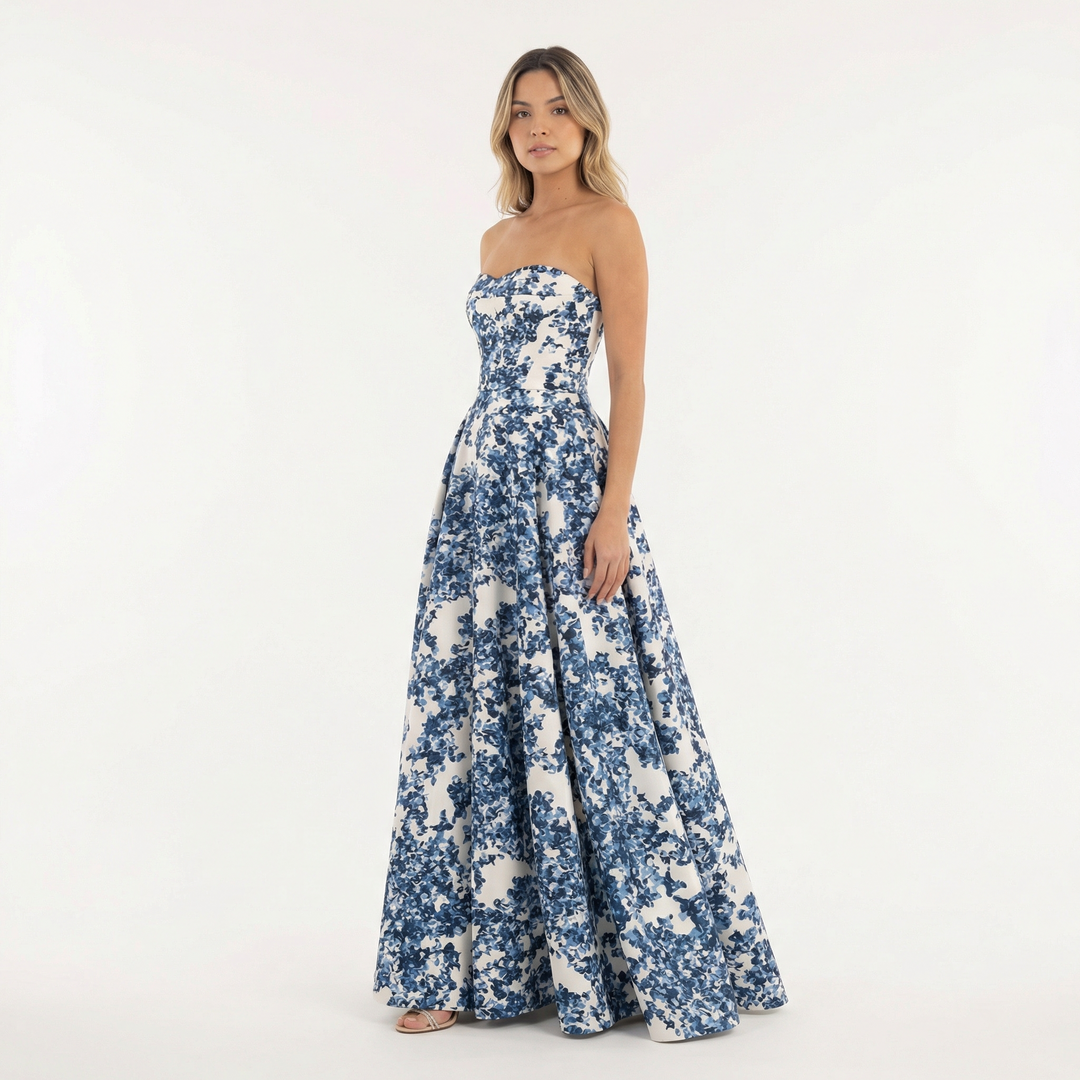 Vestido Largo de Gala Floral