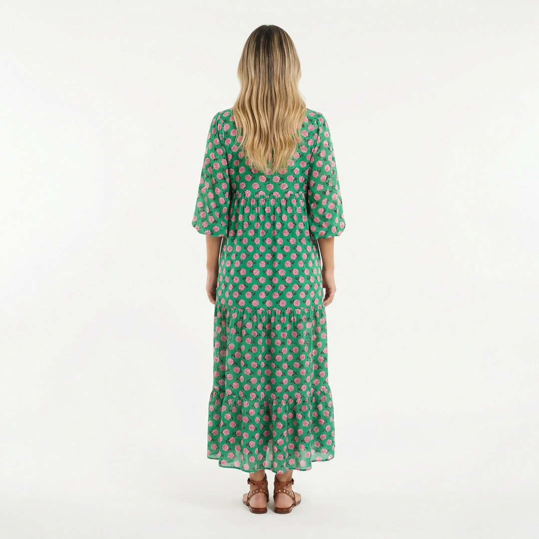 Vestido Boho Largo Estampado