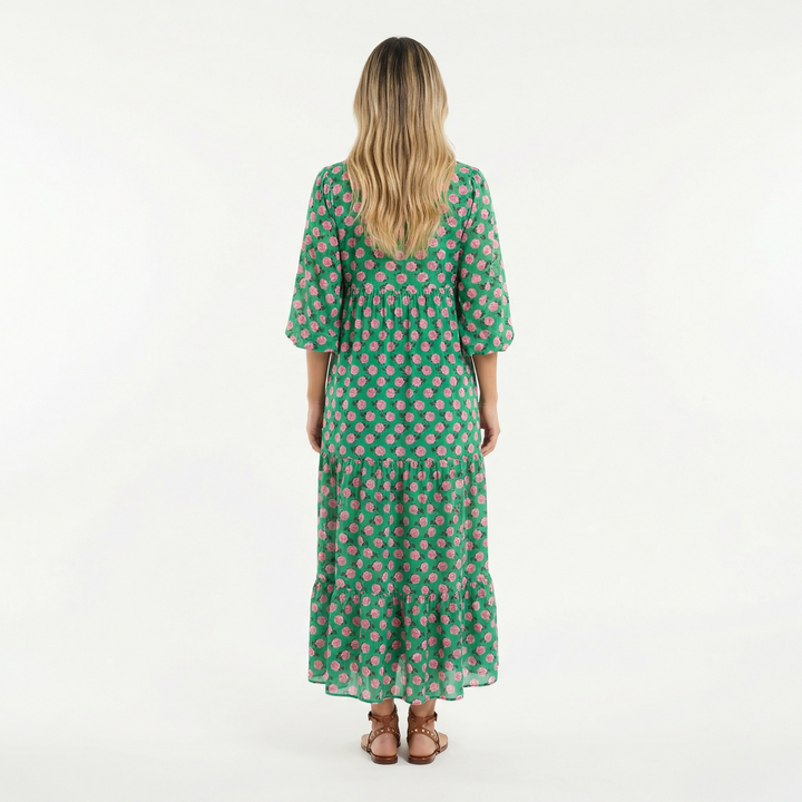 Vestido Boho Largo Estampado