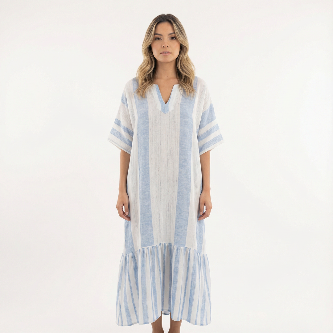 Vestido Largo Fluido Elegante Mujer