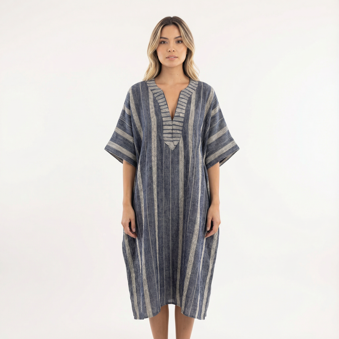 Vestido Largo Fluido Elegante Mujer