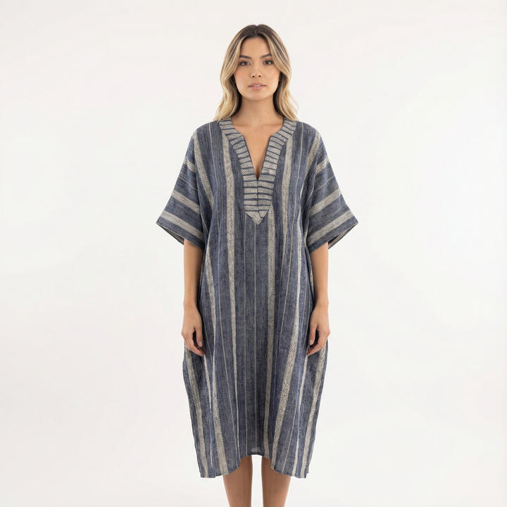 Vestido Largo Fluido Elegante Mujer