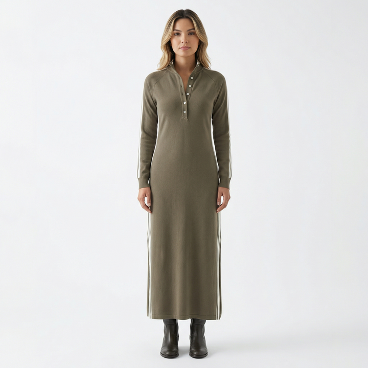 Vestido Largo Deportivo Minimalista