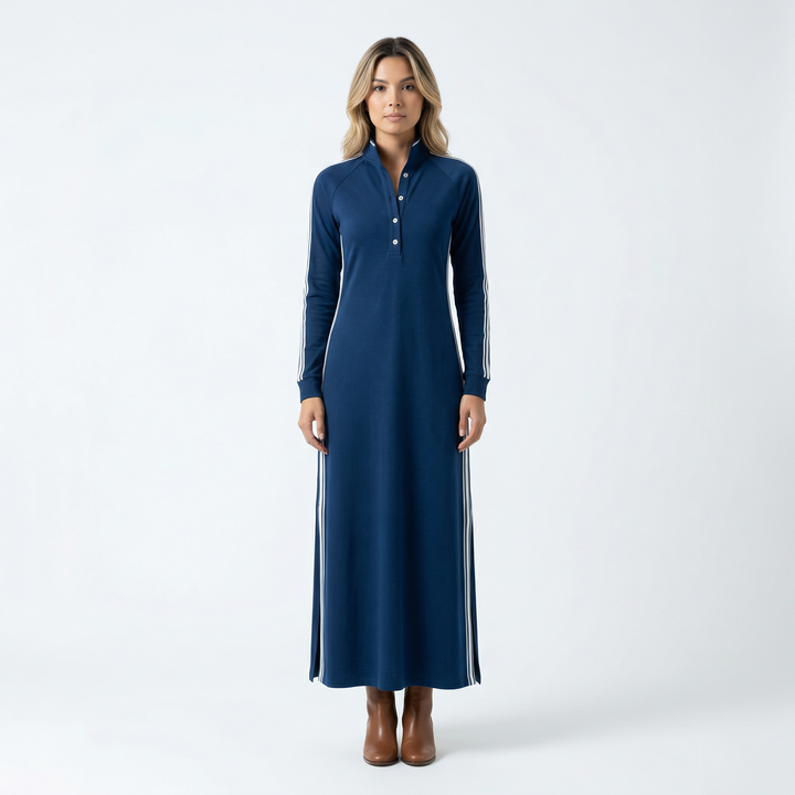 Vestido Largo Deportivo Minimalista