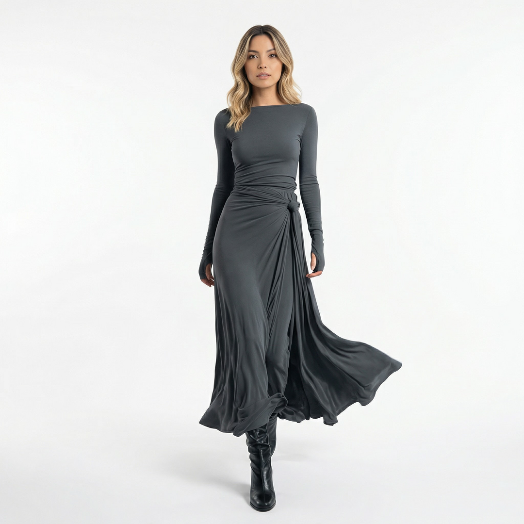 Vestido Maxi Cruzado Elegante
