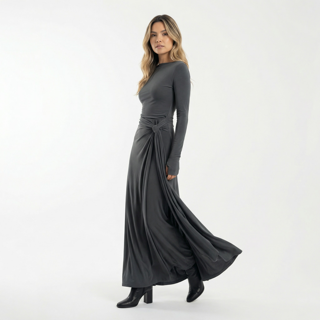 Vestido Maxi Cruzado Elegante
