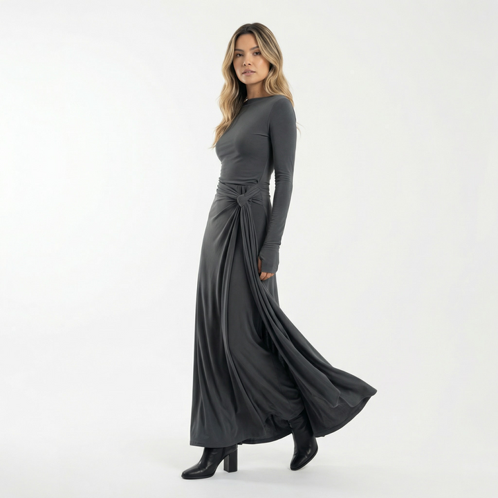 Vestido Maxi Cruzado Elegante