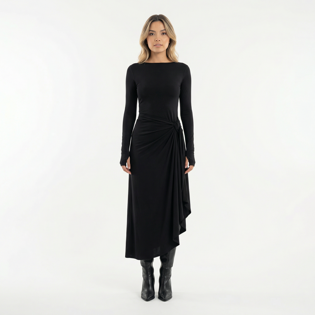 Vestido Maxi Cruzado Elegante
