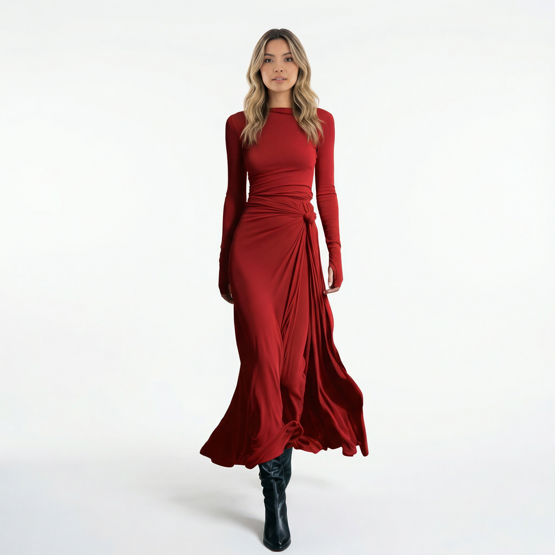Vestido Maxi Cruzado Elegante