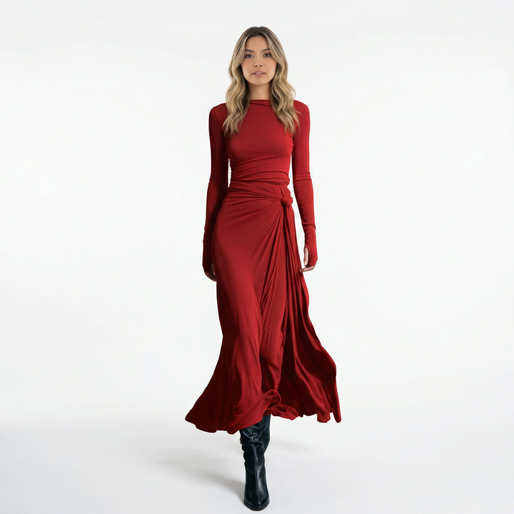 Vestido Maxi Cruzado Elegante