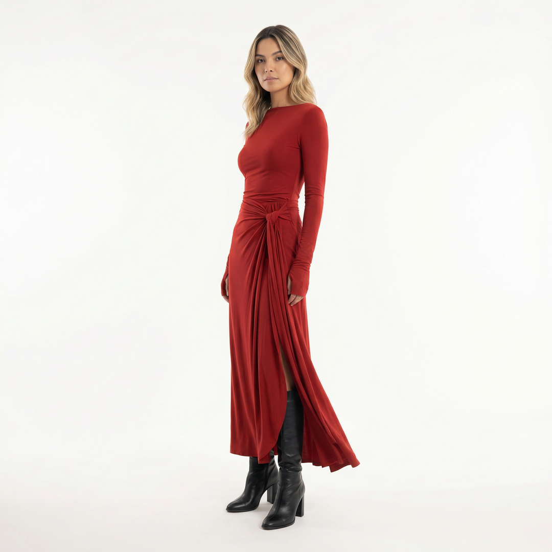 Vestido Maxi Cruzado Elegante