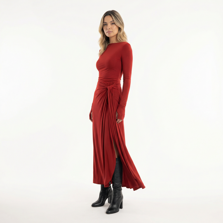 Vestido Maxi Cruzado Elegante