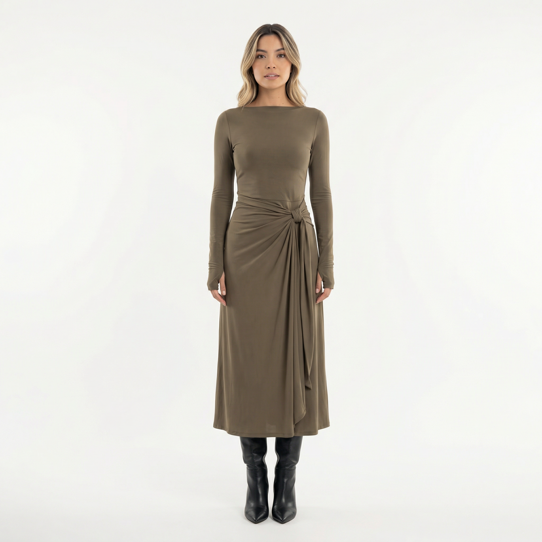 Vestido Maxi Cruzado Elegante