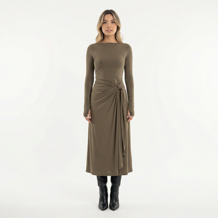 Vestido Maxi Cruzado Elegante