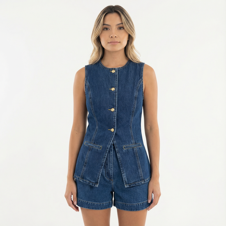 Conjunto de Denim para Mujer - Elegancia y Confort