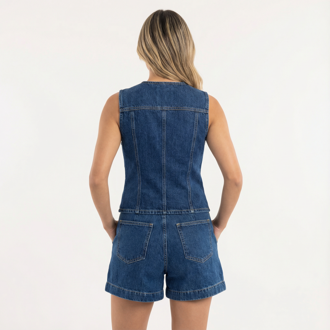 Conjunto de Denim para Mujer - Elegancia y Confort