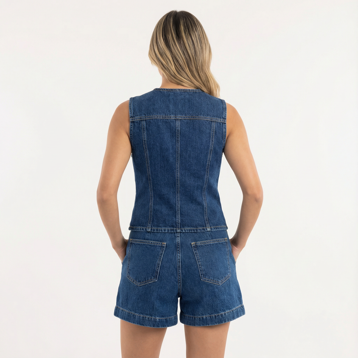 Conjunto de Denim para Mujer - Elegancia y Confort