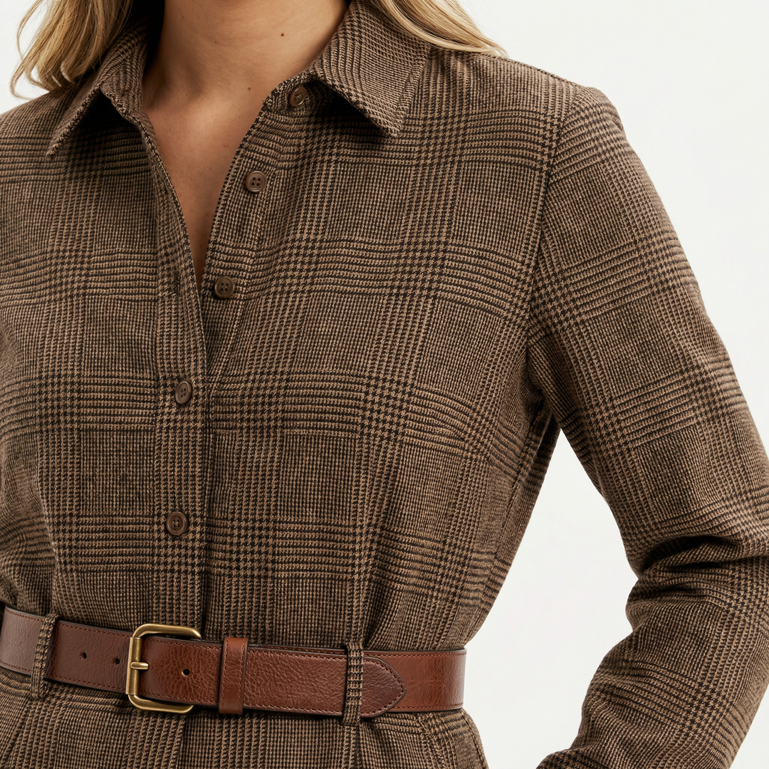 Conjunto Mono Tweed Cuadros
