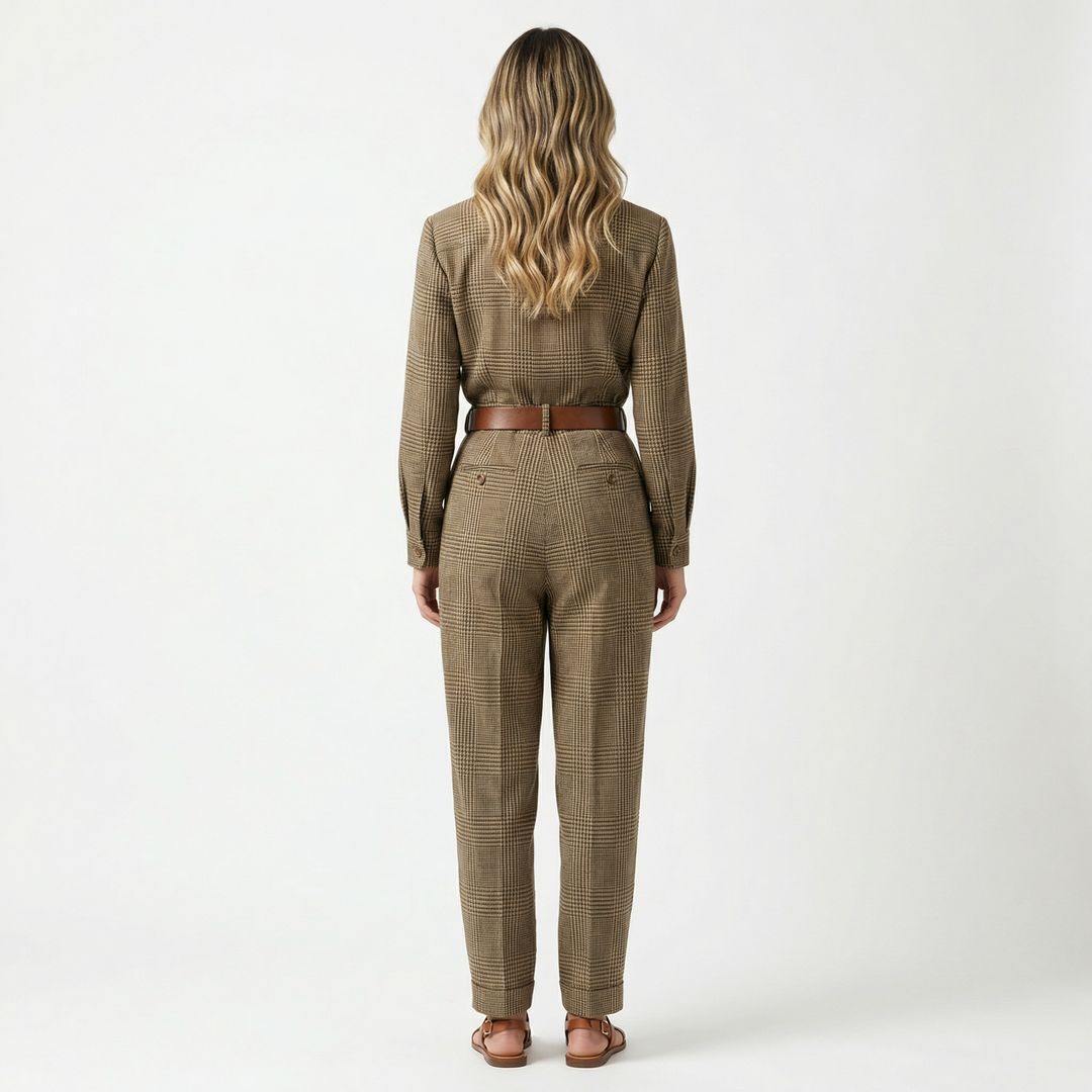 Conjunto Mono Tweed Cuadros