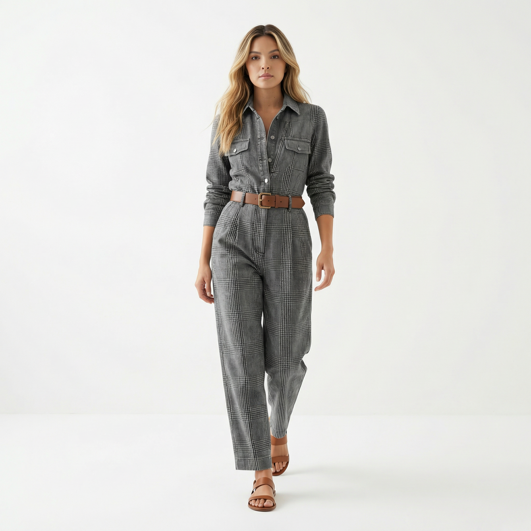 Conjunto Mono Tweed Cuadros