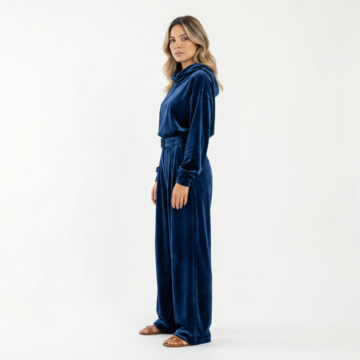 Conjunto Terciopelo Vintage Mujer