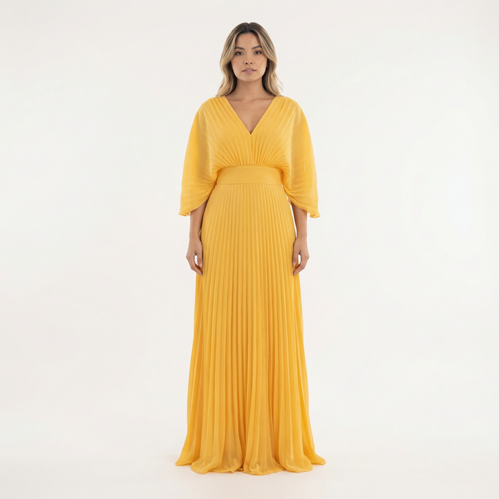 Vestido Largo Fluido Mujer