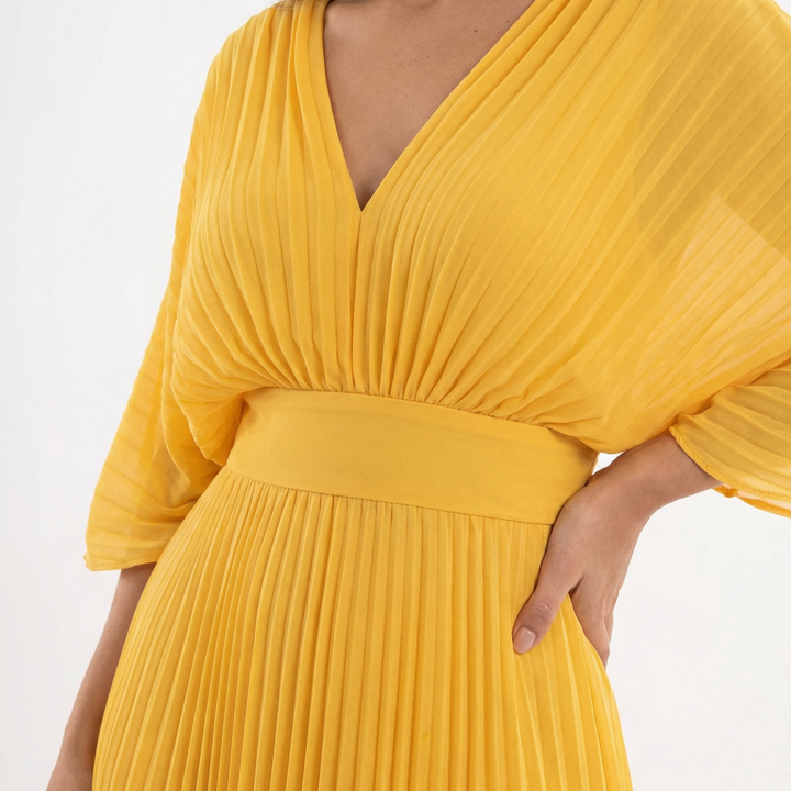Vestido Largo Fluido Mujer