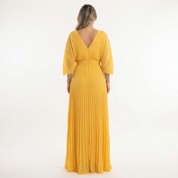 Vestido Largo Fluido Mujer
