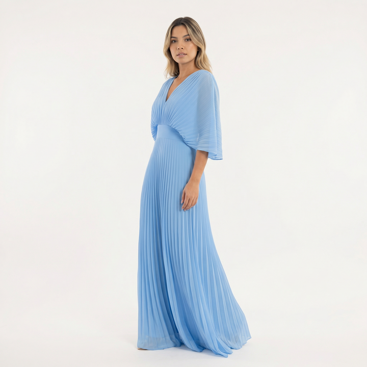 Vestido Largo Fluido Mujer