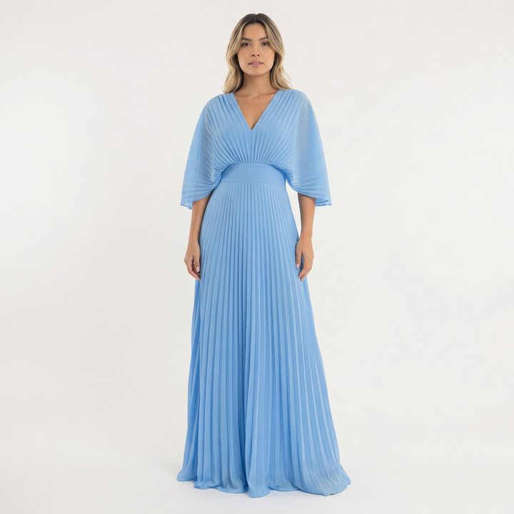 Vestido Largo Fluido Mujer