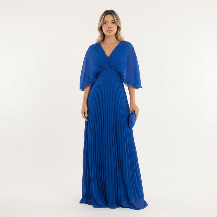 Vestido Largo Fluido Mujer