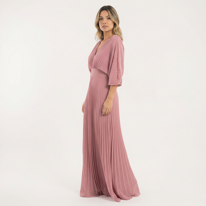Vestido Largo Fluido Mujer