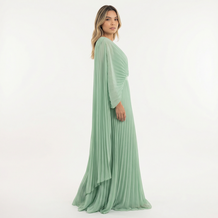 Vestido Largo Fluido Mujer