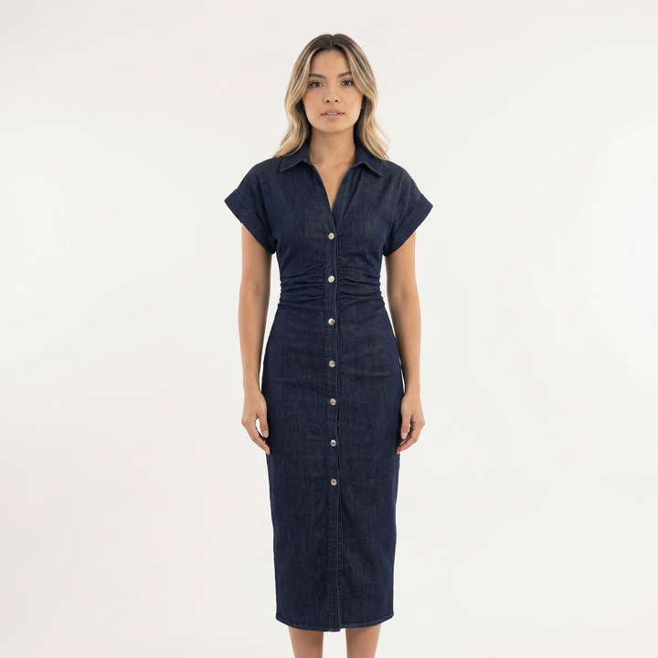 Vestido Midi Vaquero Elegante
