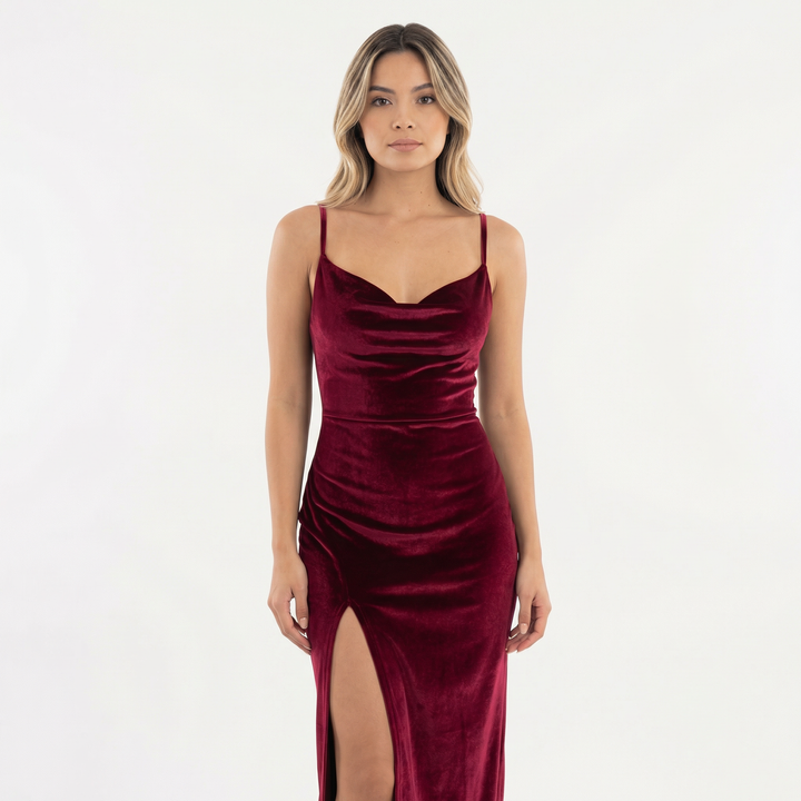 Vestido de Fiesta Maxi Terciopelo