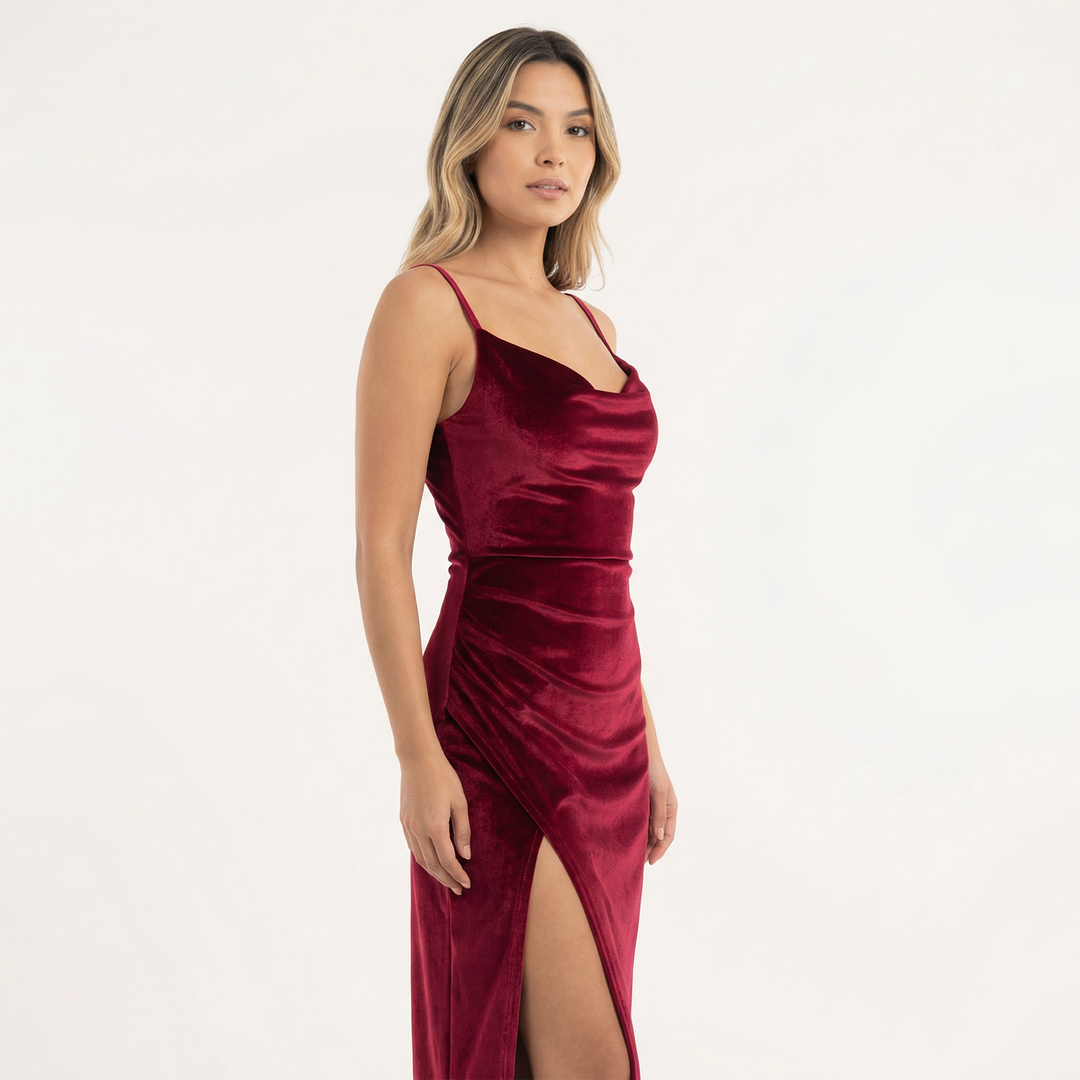 Vestido de Fiesta Maxi Terciopelo