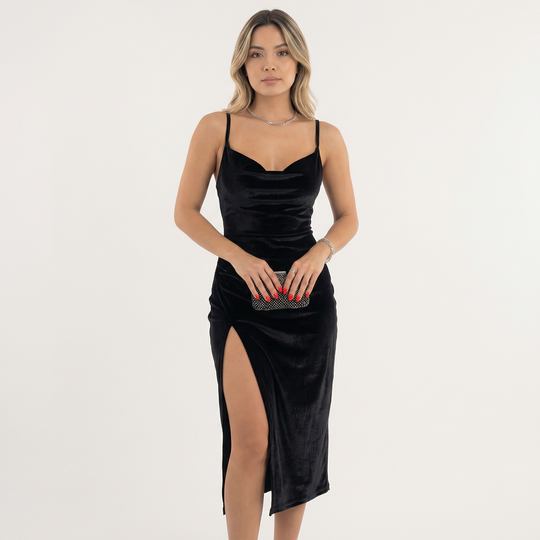 Vestido de Fiesta Maxi Terciopelo