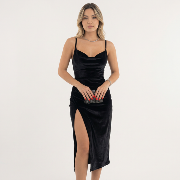 Vestido de Fiesta Maxi Terciopelo