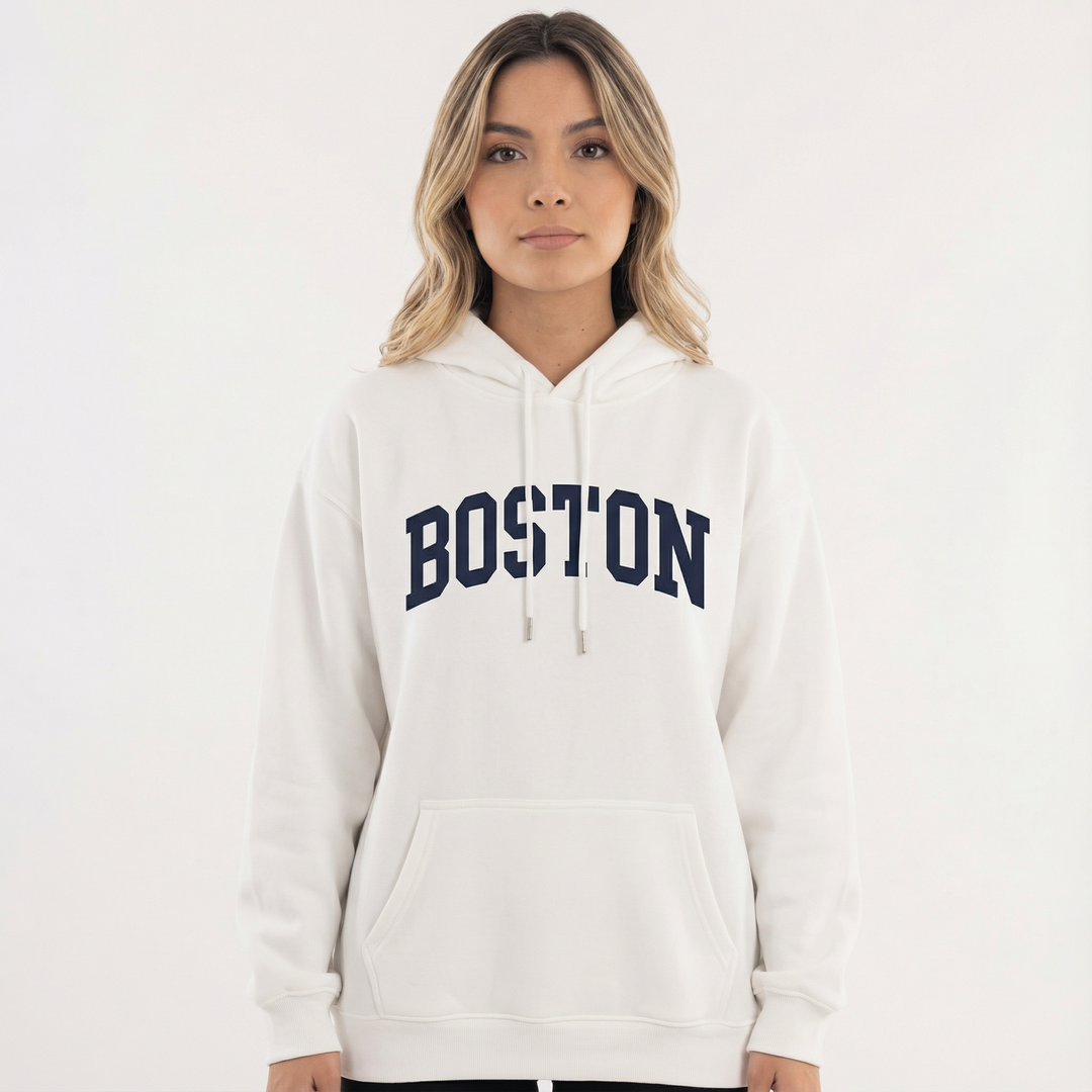 Sudadera Oversize Estampada Mujer