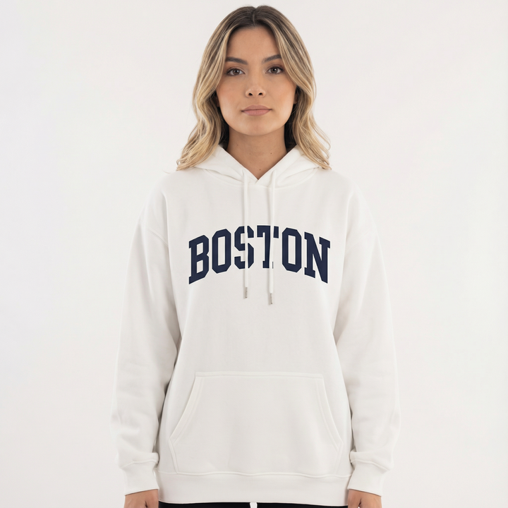 Sudadera Oversize Estampada Mujer