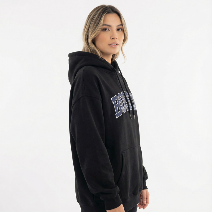 Sudadera Oversize Estampada Mujer