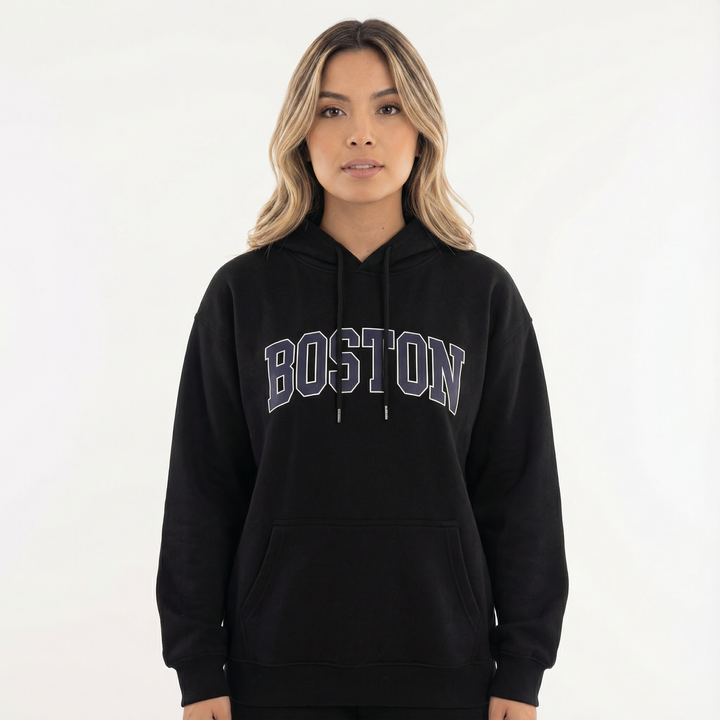 Sudadera Oversize Estampada Mujer
