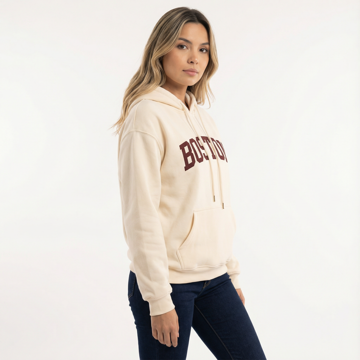 Sudadera Oversize Estampada Mujer