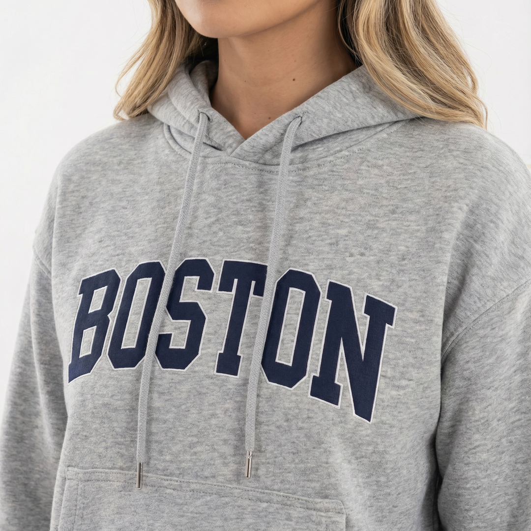 Sudadera Oversize Estampada Mujer