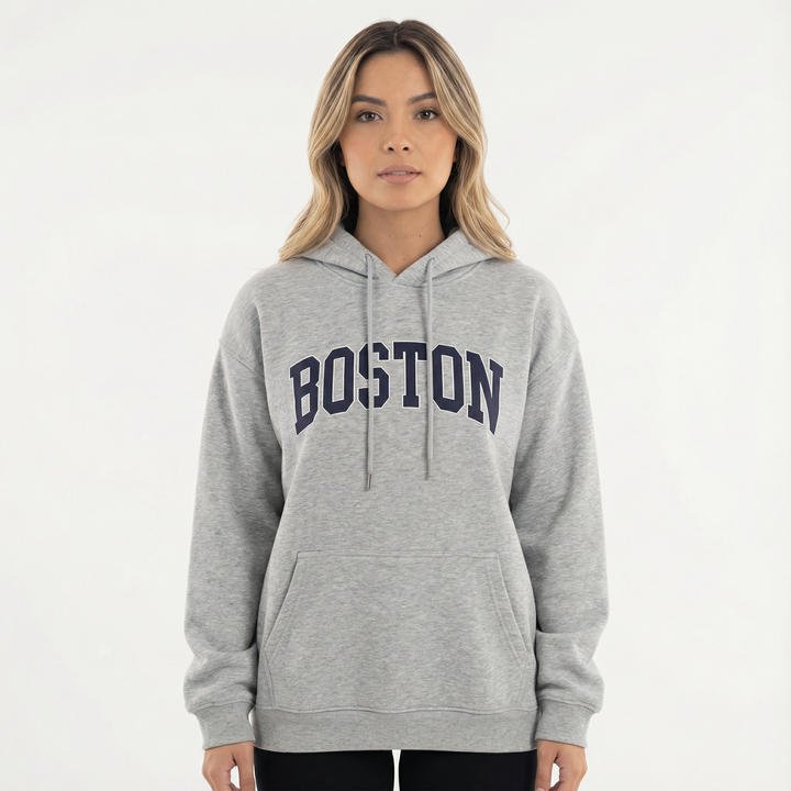 Sudadera Oversize Estampada Mujer