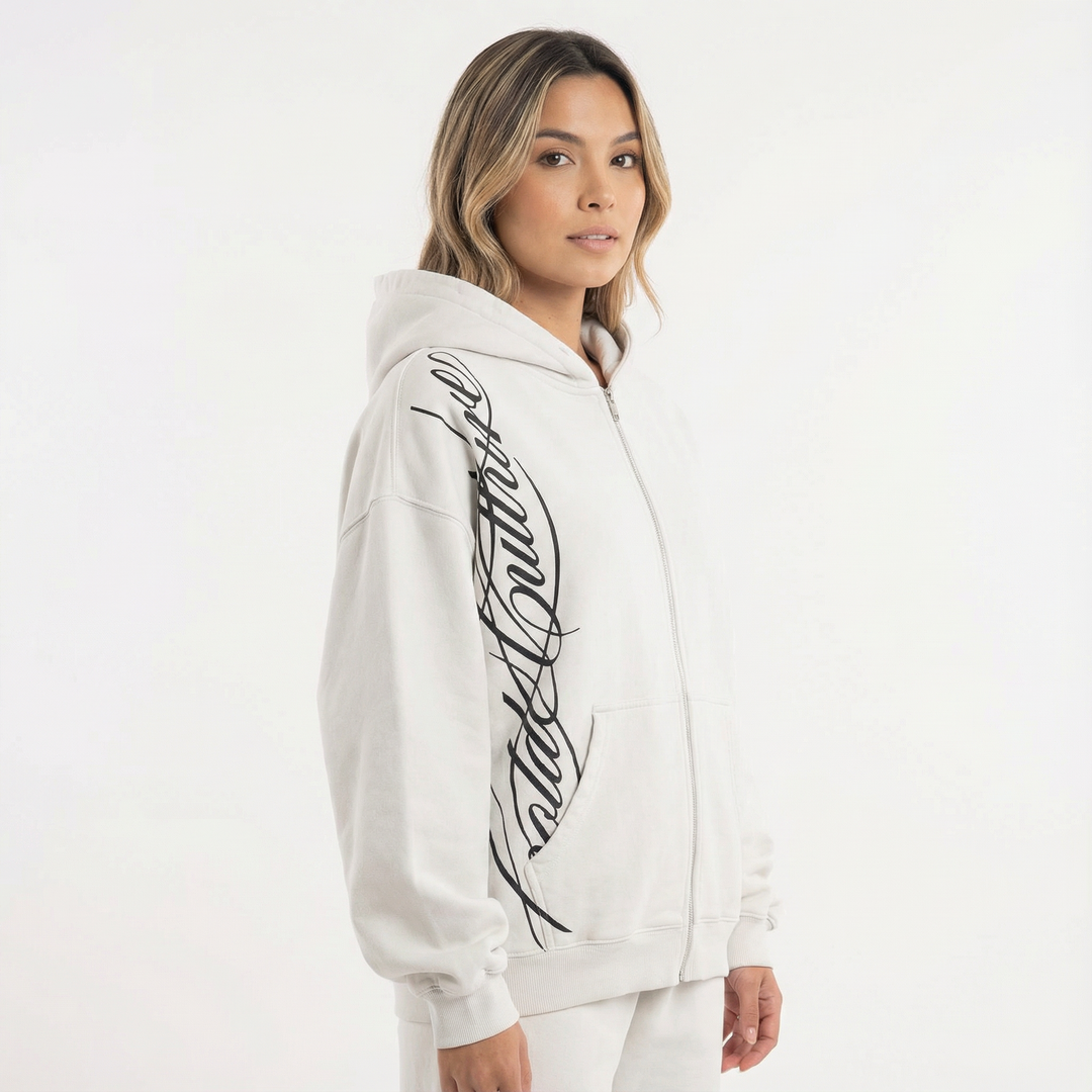 Sudadera Oversize con Cremallera Unisex
